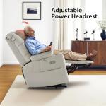 Large Power Lift Recliner Chair with Massage & Heat