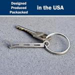 Titanium Bottle Opener with Key Ring