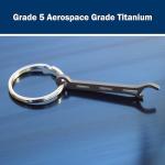 Titanium Bottle Opener with Key Ring