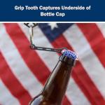 Titanium Bottle Opener with Key Ring