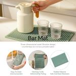 2 Pack Green Bar Mats for Home and Camping