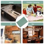 2 Pack Green Bar Mats for Home and Camping