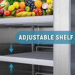 Stainless Steel Beverage Fridge with Glass Door