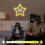 Cool Star Neon Sign for Game Room Decor