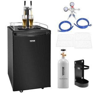 Dual Tap Beer Kegerator for Your Man Cave