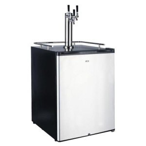 Outdoor Kegerator with 3 Taps & Stainless Steel Door