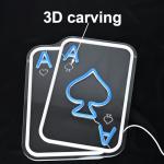 Dimmable Poker Neon Sign for Man Cave Decor