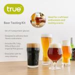 Craft Beer Tasting Kit with 4 Glasses