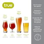 Craft Beer Tasting Kit with 4 Glasses