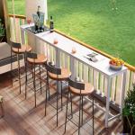 55 Inch Bar Height Table for Your Man Cave