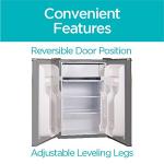 BLACK+DECKER Compact Mini Fridge with Chiller