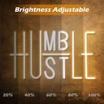 Hustle LED Neon Wall Sign for Man Cave