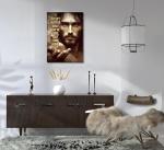Jesus Christ Canvas Wall Art for Man Cave