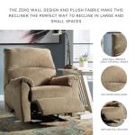 Nerviano Light Brown Zero Wall Recliner