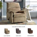 Nerviano Light Brown Zero Wall Recliner