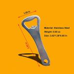 20-Piece Stainless Steel Bottle Opener Set