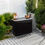 Portable Pop-Up Bar Table with Carrying Case