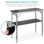 Portable Pop-Up Bar Table with Carrying Case