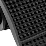 6 Pack Black Rubber Bar Mats for Easy Cleanup