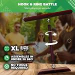 Swooc Games® Battle Hooks XL Ring Toss Game