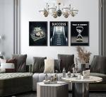 Time Is Money Canvas Wall Art Set