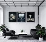 Time Is Money Canvas Wall Art Set