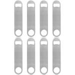 KISEER Stainless Steel Flat Bottle Openers - 8 Pack