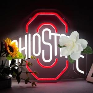Neon Football Sign for Man Cave Decor