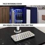 24" Stainless Steel Kegerator & Beverage Cooler