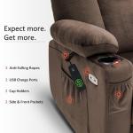 MCombo Power Lift Recliner Sofa with USB Ports