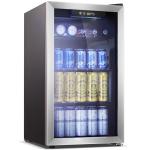 125 Can Mini Beverage Fridge - Perfect for Man Cave