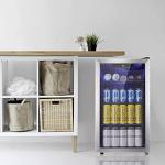 125 Can Mini Beverage Fridge - Perfect for Man Cave
