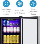 125 Can Mini Beverage Fridge - Perfect for Man Cave