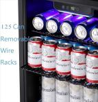 125 Can Mini Beverage Fridge - Perfect for Man Cave