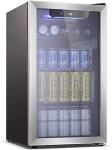125 Can Mini Beverage Fridge - Perfect for Man Cave