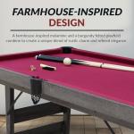 Hathaway Portable 6 Foot Pool Table Set