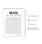 Man in the Arena Teddy Roosevelt Poster