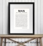 Man in the Arena Teddy Roosevelt Poster