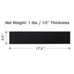 Non-Slip PVC Bar Rail Mat Set of 2
