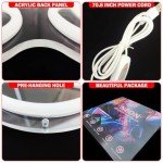 Dimmable Neon Shoe Signs for Man Cave Decor