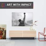 Motivational Boxing Quote Canvas Wall Art