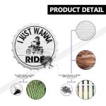 Motocross Tin Sign - "I Just Wanna Ride
