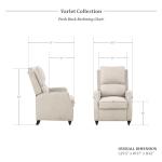 Beige Push Back Recliner for Your Man Cave