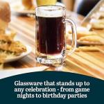 Heidelberg Beer Mug Set of 4 - Perfect for Ales