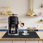 Thick Black Bar Mat for Kitchen and Countertops