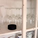 8 Durable Black Silicone Coasters for Drinks