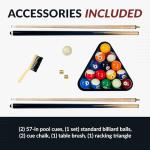 Hathaway Hustler 7ft Billiard Pool Table Combo