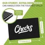 Cheers Countertop Bar Mat - Spill-Proof, Non-Slip