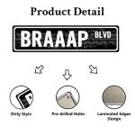 Motocross Motorcycle Racing Metal Wall Sign 16x4