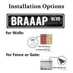 Motocross Motorcycle Racing Metal Wall Sign 16x4